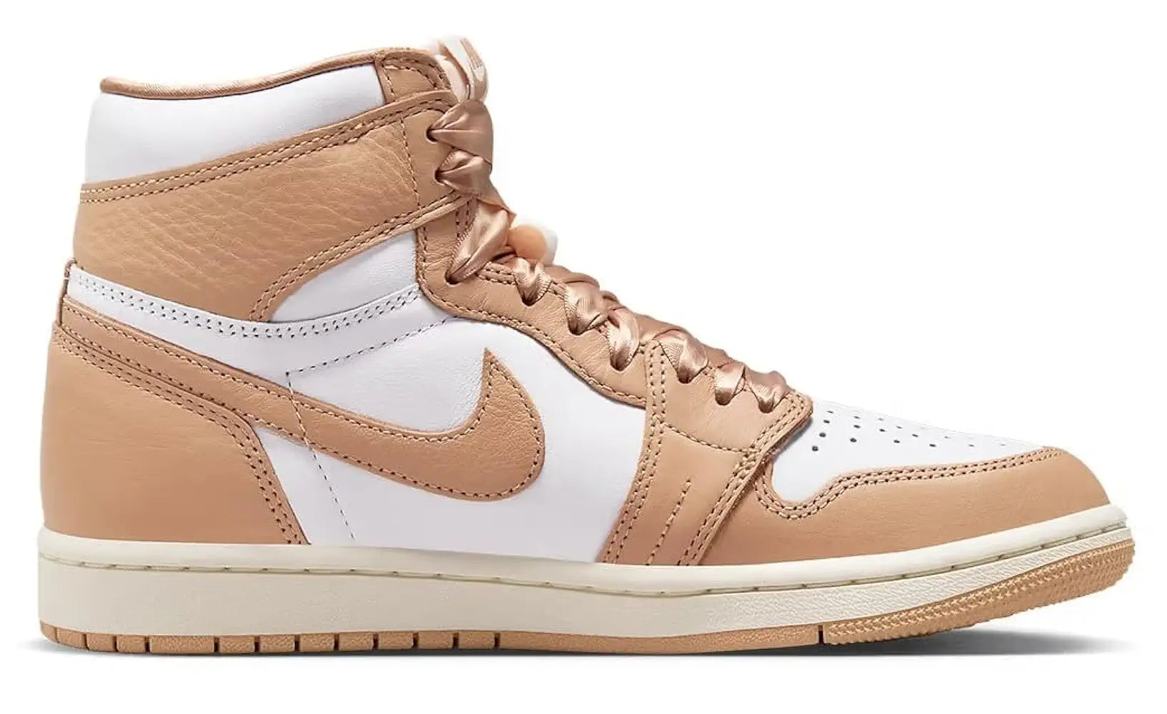 Nike Women's Air Jordan 1 Mid Shoes Sneaker, Praline/Ghost White/Sail/Mud Brown, 7.5 UK