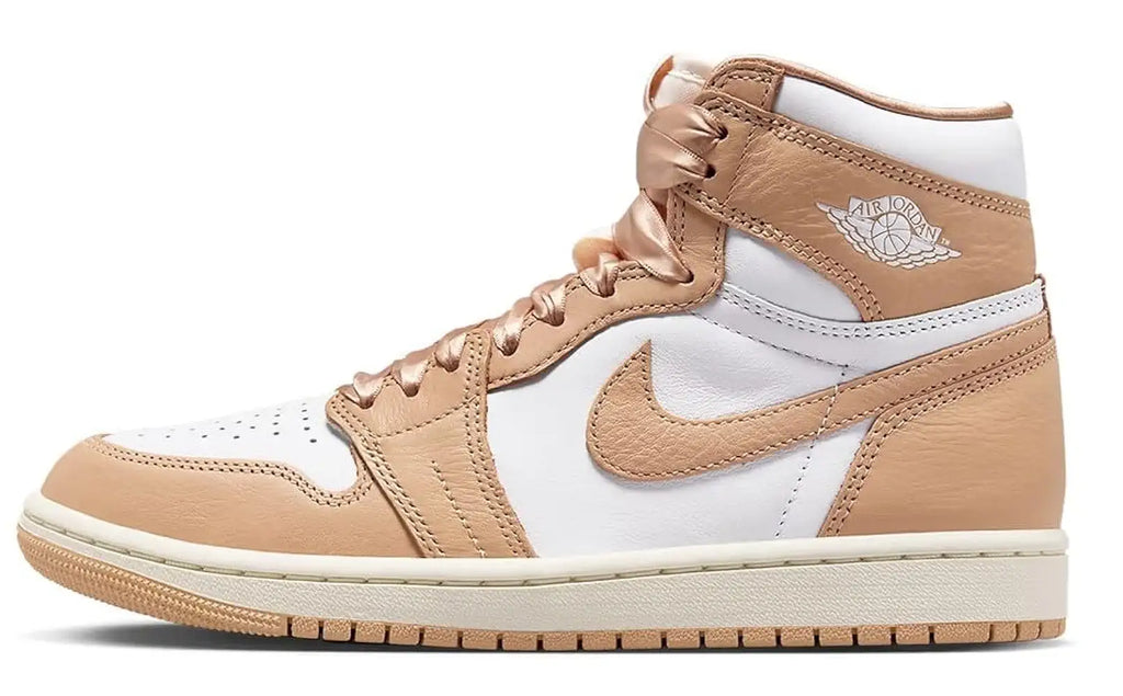 Nike Women's Air Jordan 1 Mid Shoes Sneaker, Praline/Ghost White/Sail/Mud Brown, 7.5 UK
