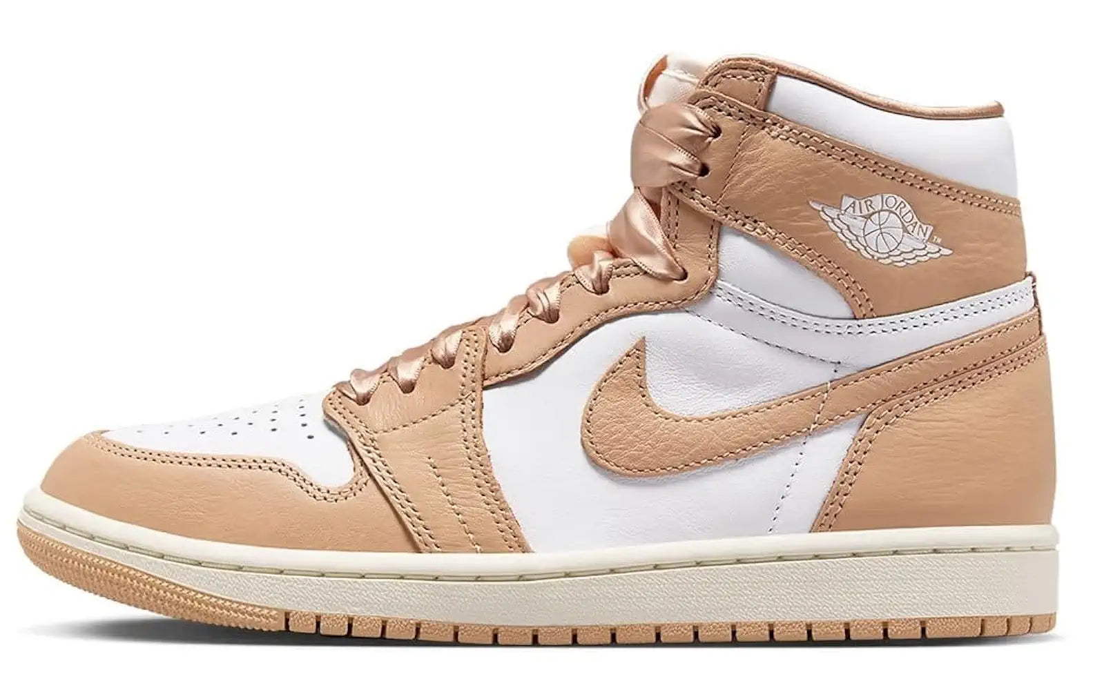 Nike Women's Air Jordan 1 Mid Shoes Sneaker, Praline/Ghost White/Sail/Mud Brown, 7.5 UK