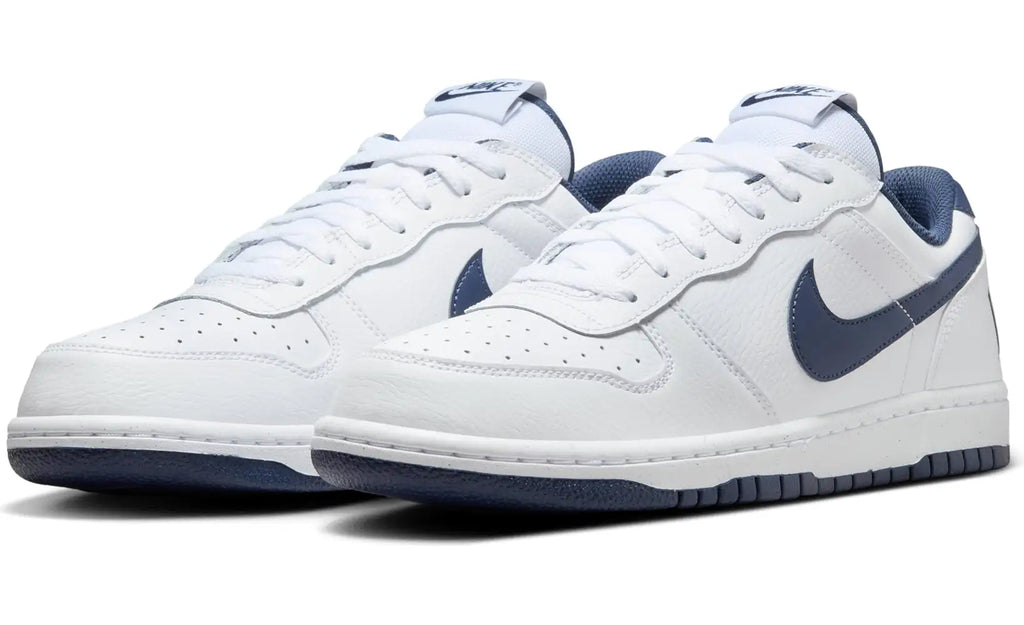 Nike Mens Casual Big Low-White/Midnight NAVY-8UK