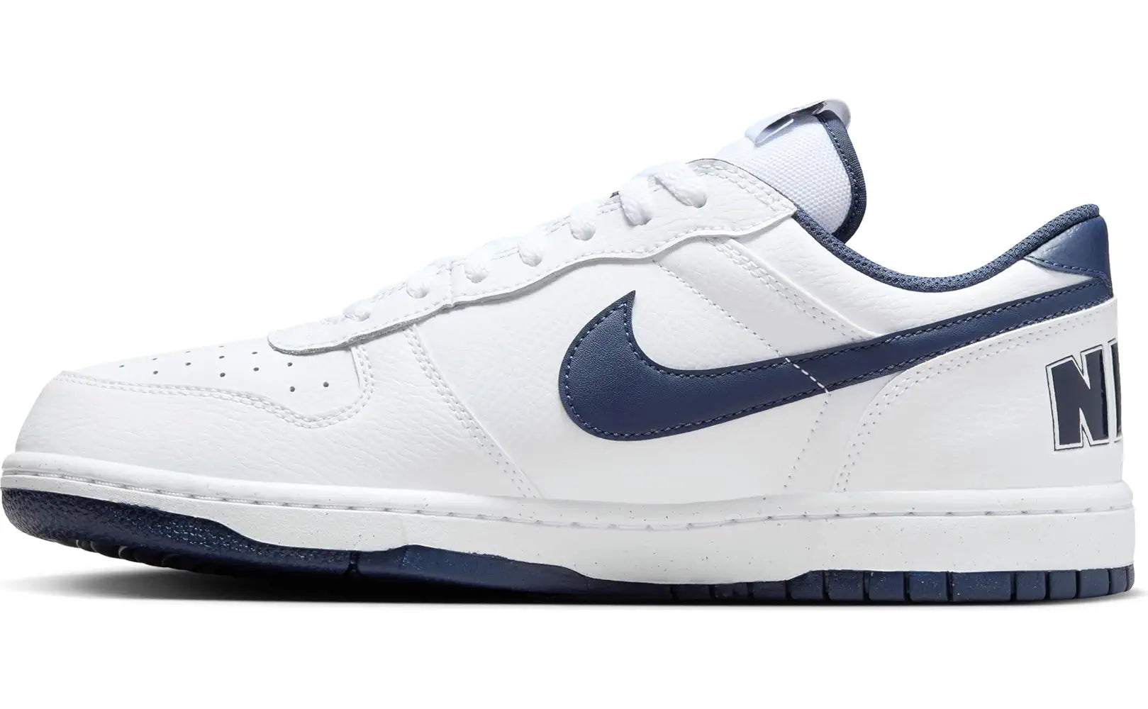 Nike Mens Casual Big Low-White/Midnight NAVY-8UK