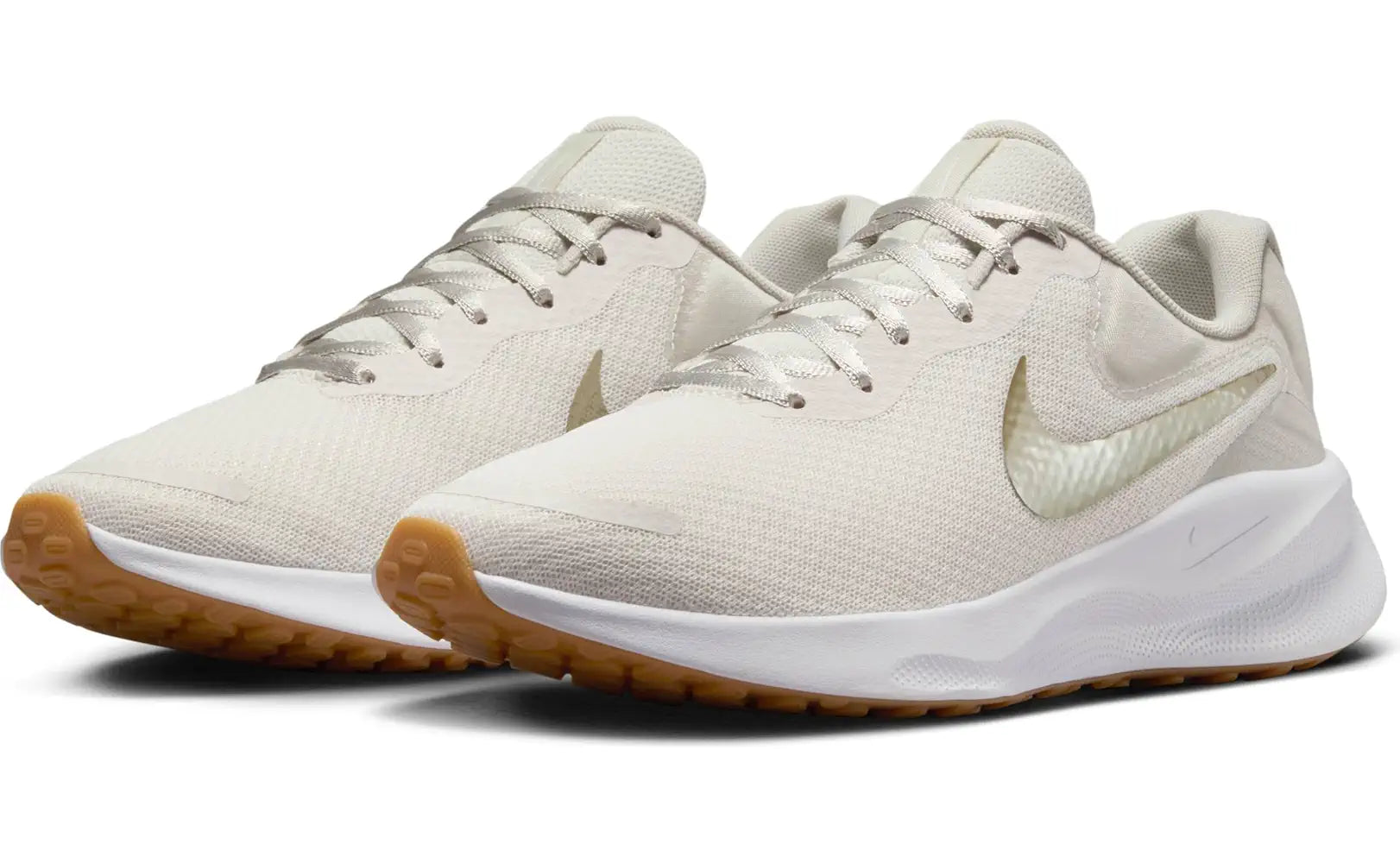 NIKE Women's W Revolution 7-Phantom/Neutral Olive-Light Bone Running Shoes-White-Fb2208-010-4Uk