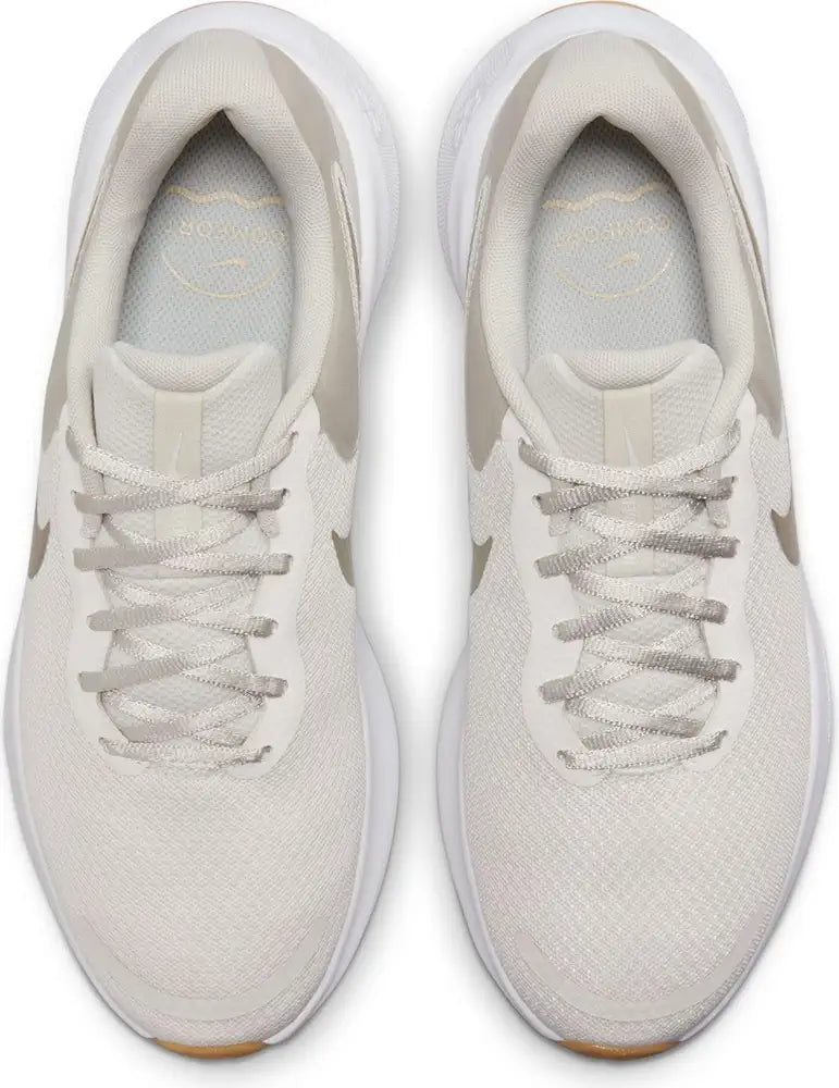 NIKE Women's W Revolution 7-Phantom/Neutral Olive-Light Bone Running Shoes-White-Fb2208-010-4Uk