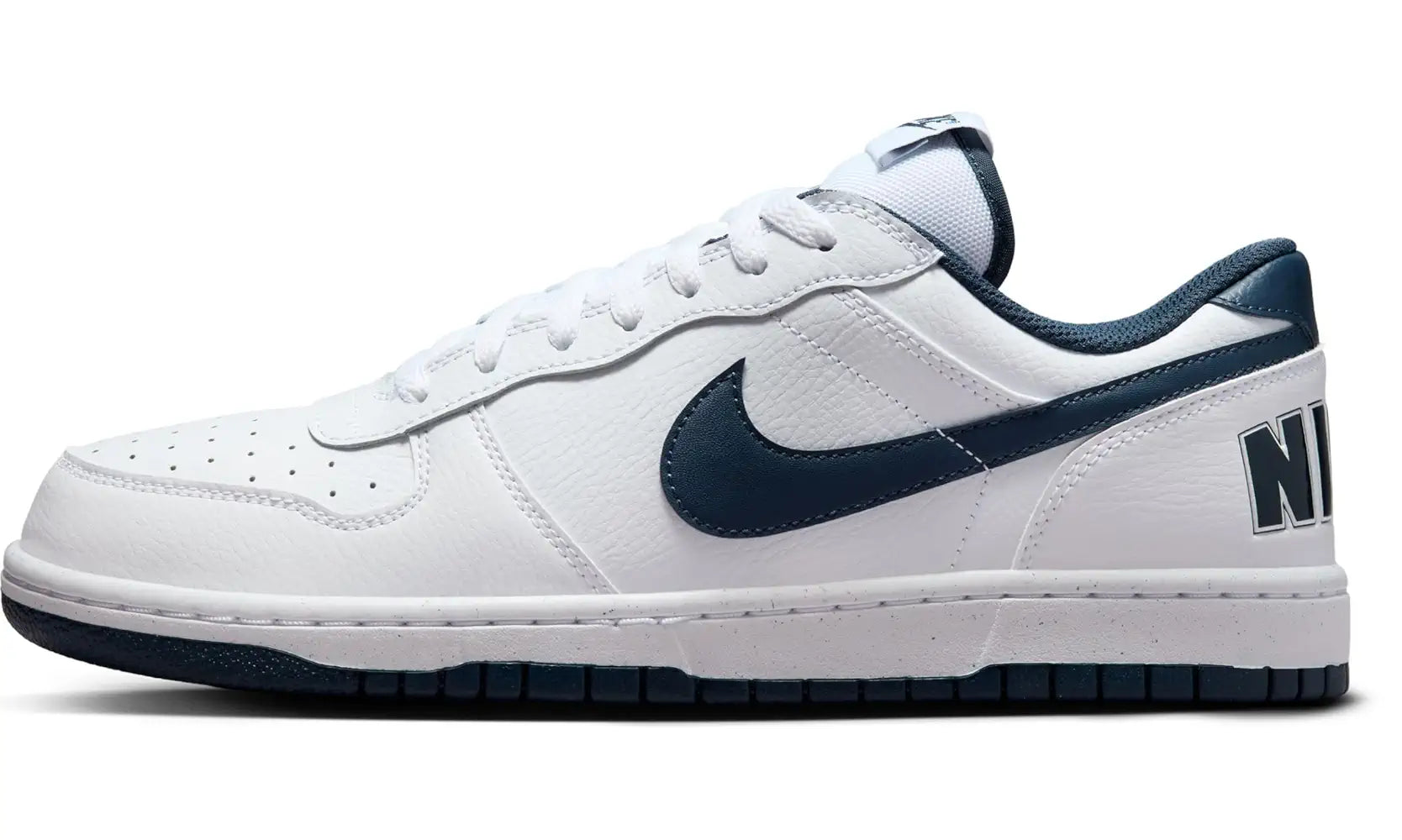 Nike Mens Casual Big Low-White/Midnight NAVY-8UK