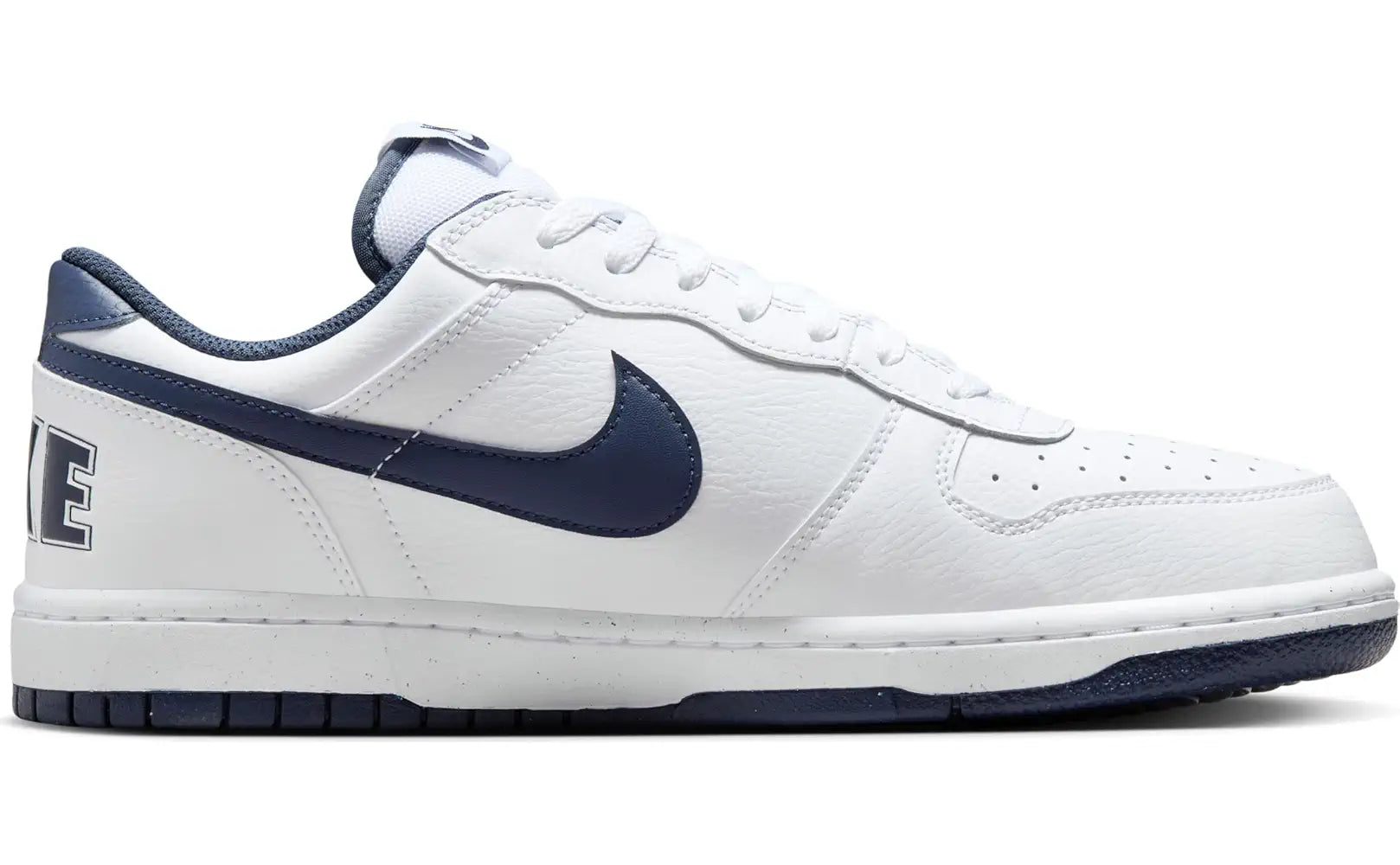 Nike Mens Casual Big Low-White/Midnight NAVY-8UK