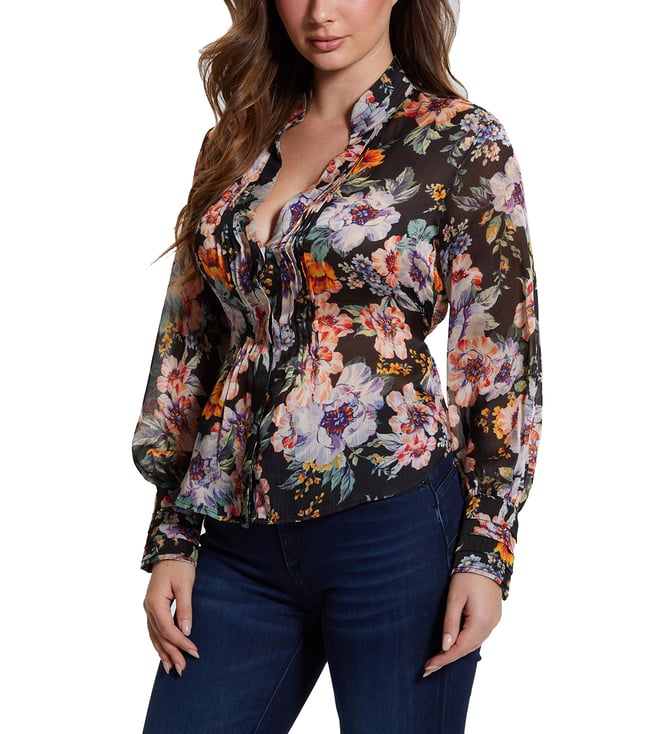 Ciaobella Floral LS Monica Regular Fit Top